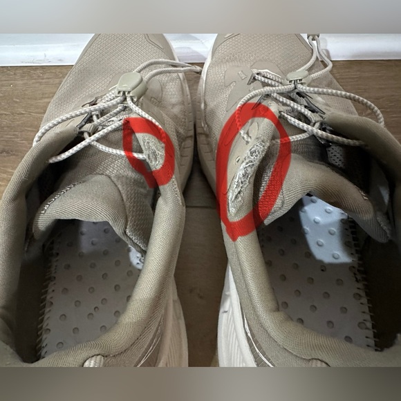 Hoka One One Transport Tan Trail Shoes Quick Toggle Lace, Cordura, Vibram Size 9 - Picture 12 of 16